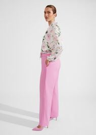 Felicity Wide Leg Pants, Carnation Pink, hi-res