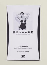 Moderate Control High Waist Slimming Brief, Frappe, hi-res