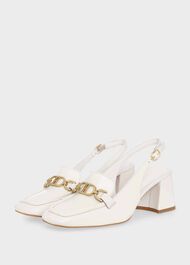 Nika Slingback, Ivory, hi-res