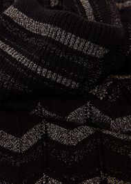 Sidonie Sparkle Sweater, Black Silver, hi-res