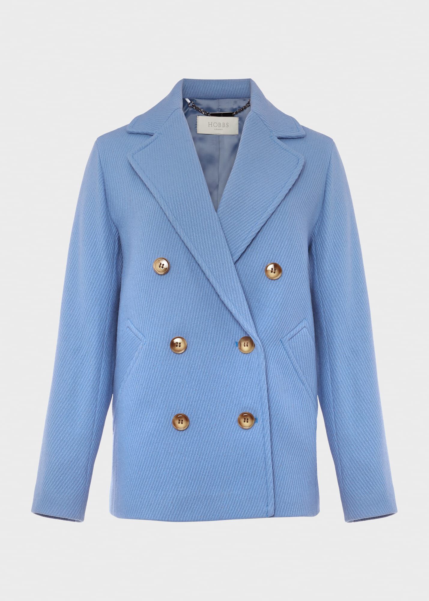 Hobbs pale blue coat hotsell