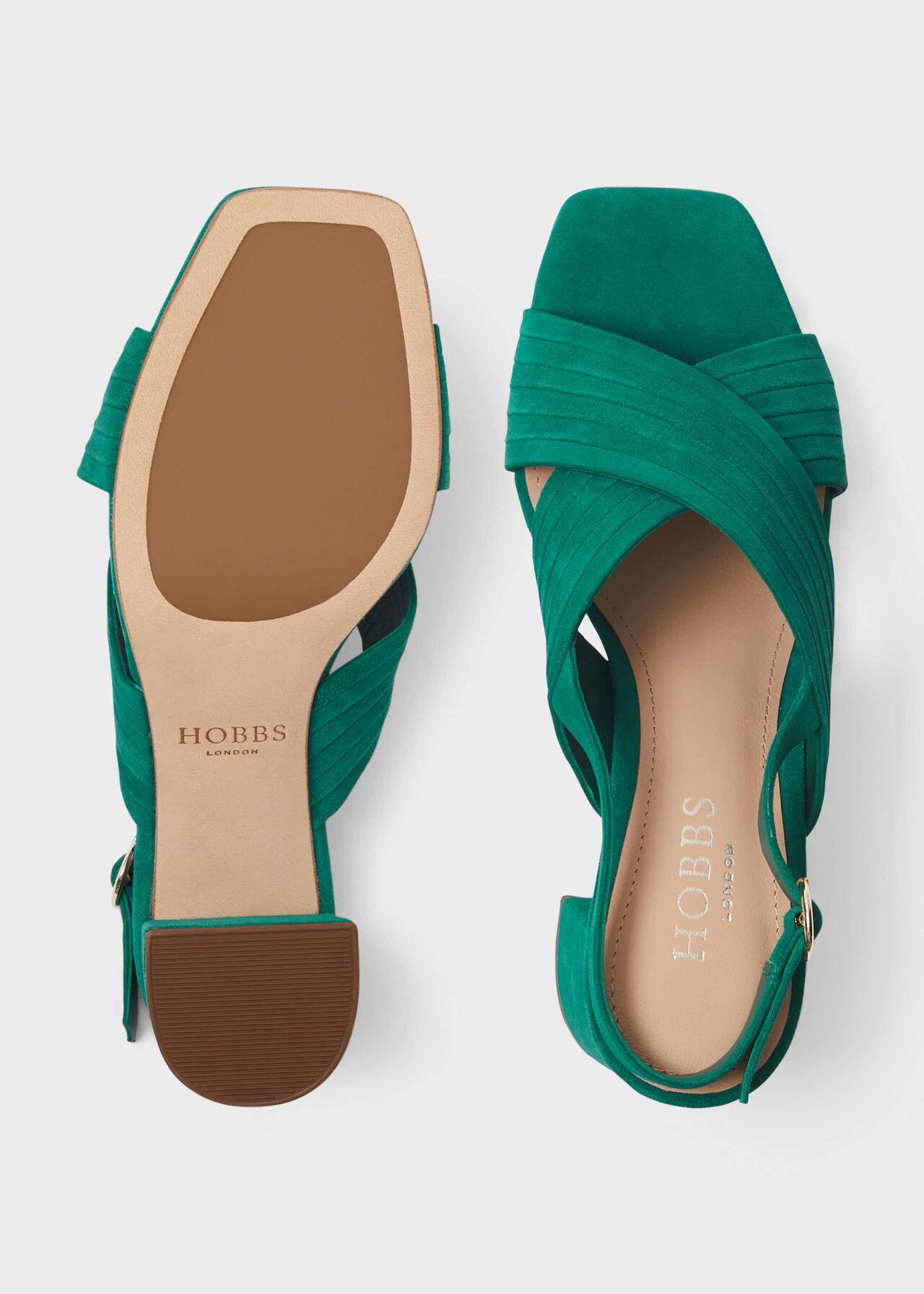 Nikita Suede Sandals, Field Green, hi-res