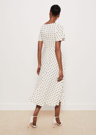 Sandon Dress, Ivory Black, hi-res