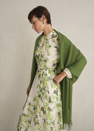 Matilda Scarf, Bay Leaf Green, hi-res