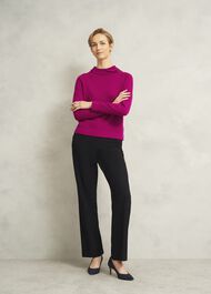Talia Sweater, Magenta Pink, hi-res