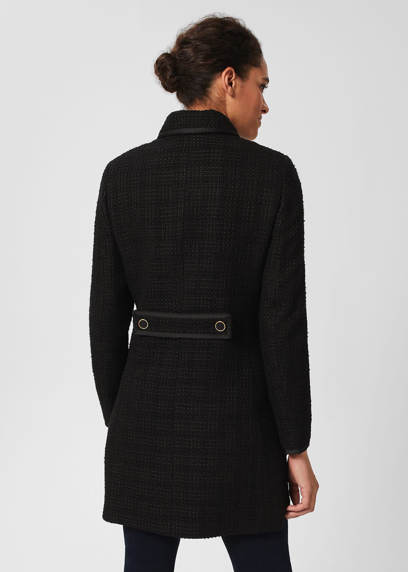 Hobbs tweed coat sale
