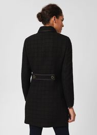 Elaine Tweed Coat, Black, hi-res