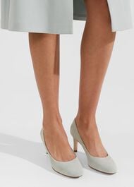 Lizzie Court Shoes, Sage Green, hi-res