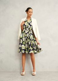 Petite Bea Dress, Navy Multi, hi-res