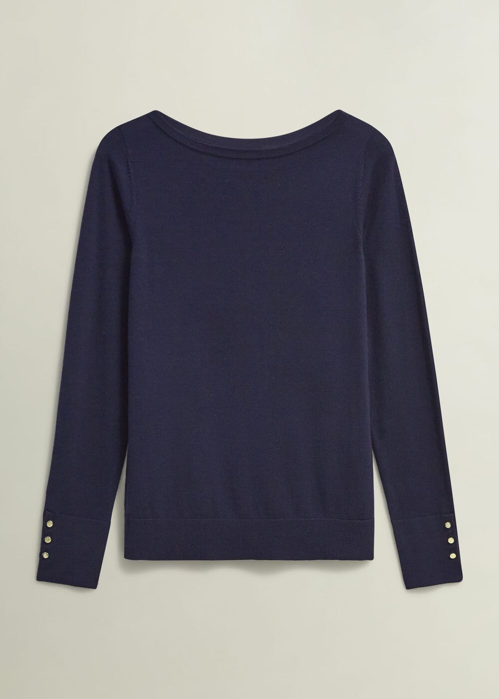 Perla Merino Wool Jumper, Hobbs Navy, hi-res