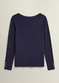 Perla Merino Wool Sweater, Hobbs Navy, hi-res
