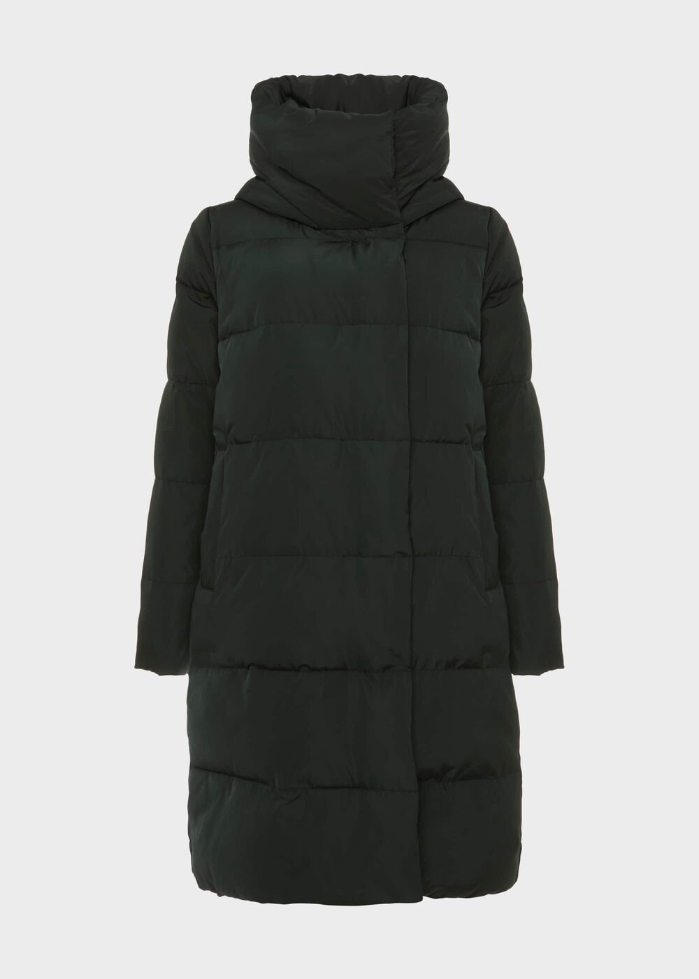Heather Water Resistant Puffer Jacket, Dark Ivy Green, hi-res