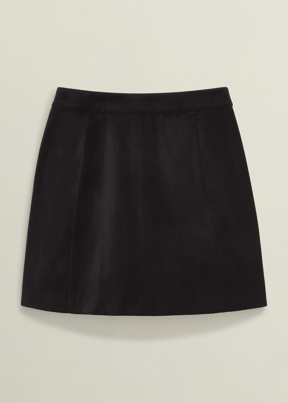 Izzy Velvet Skirt, Black, hi-res