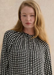 Hewlett Geo Top, Black Cream, hi-res