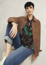 Grasmere Shirt, Brown Green, hi-res