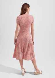 Jacinta Dress, Apricot Ivory, hi-res