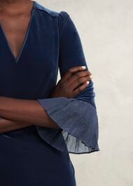Petite Mary Dress, Riverside Blue, hi-res