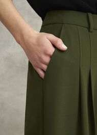 Alya Wide Pants, Dark Fern Green, hi-res