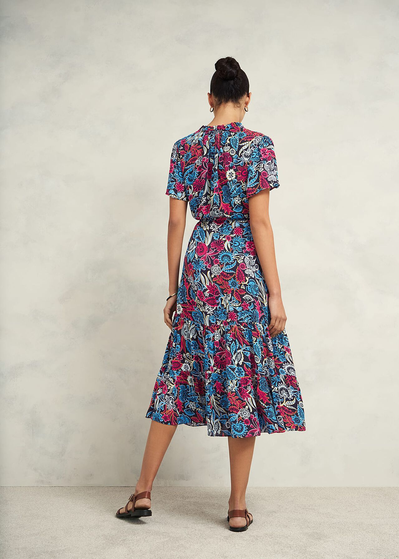 Sia Slv Dress, Multi, hi-res