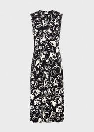 Joanna Dress, Black Cream, hi-res