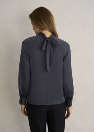 Tara Blouse, Deep Slate Blue, hi-res