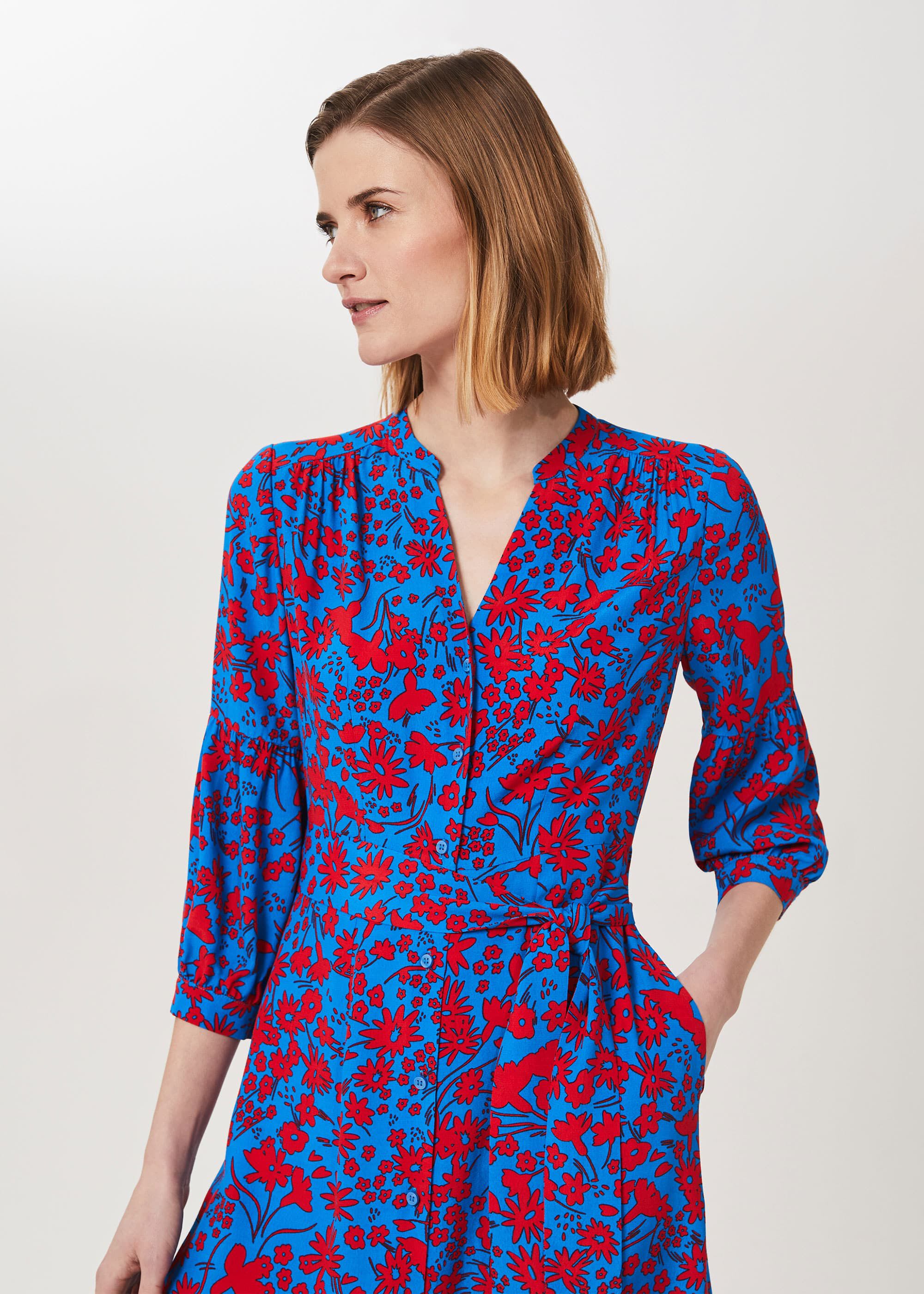 Carla Floral Midi Dress