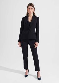 Lizzie Court Shoes, Navy, hi-res