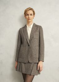 Elvie Jacket, Brown Multi, hi-res