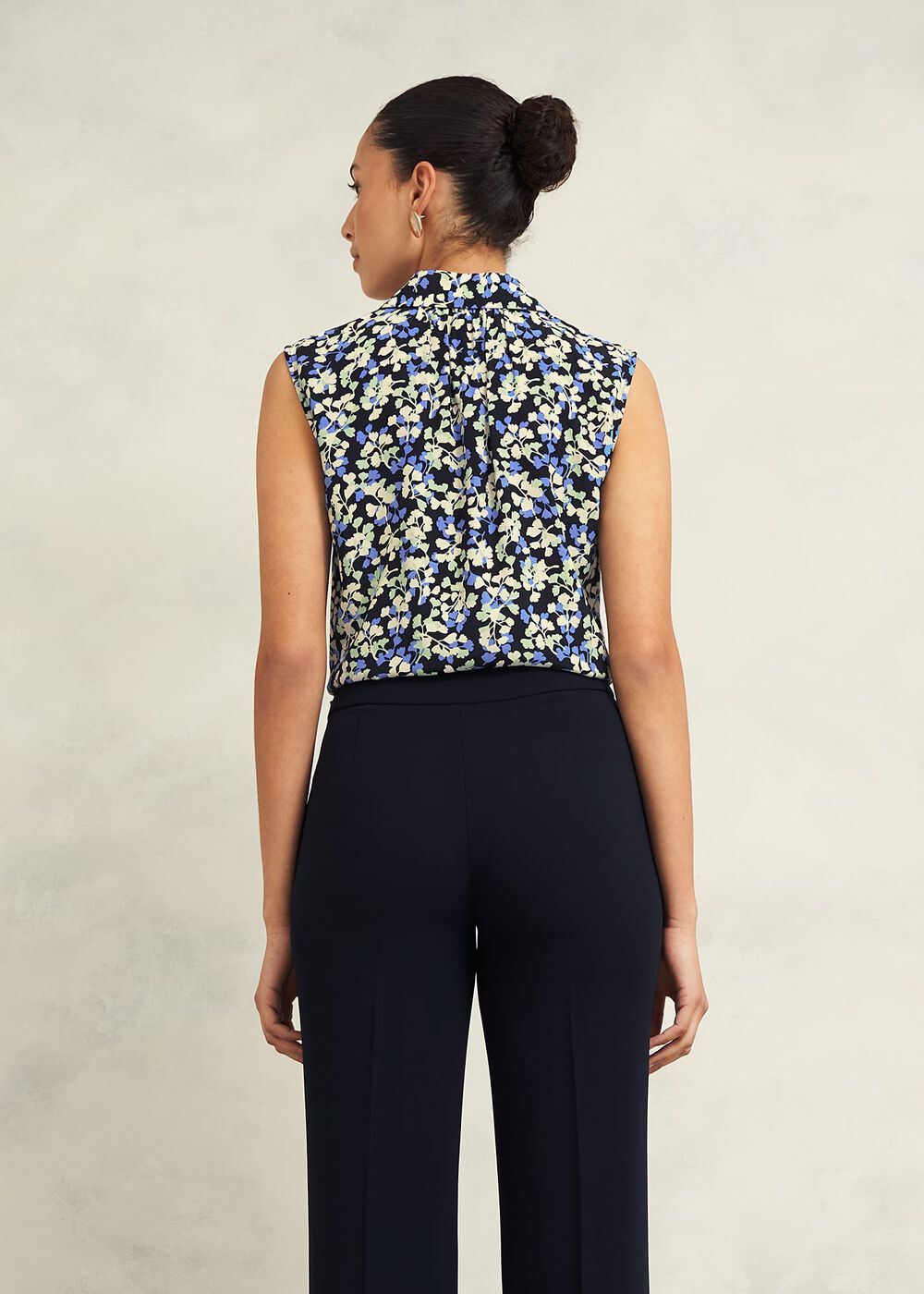 Ariela Top, Navy Multi, hi-res