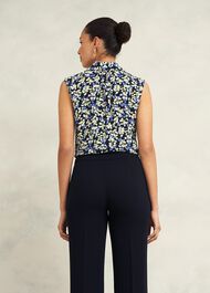 Ariela Top, Navy Multi, hi-res
