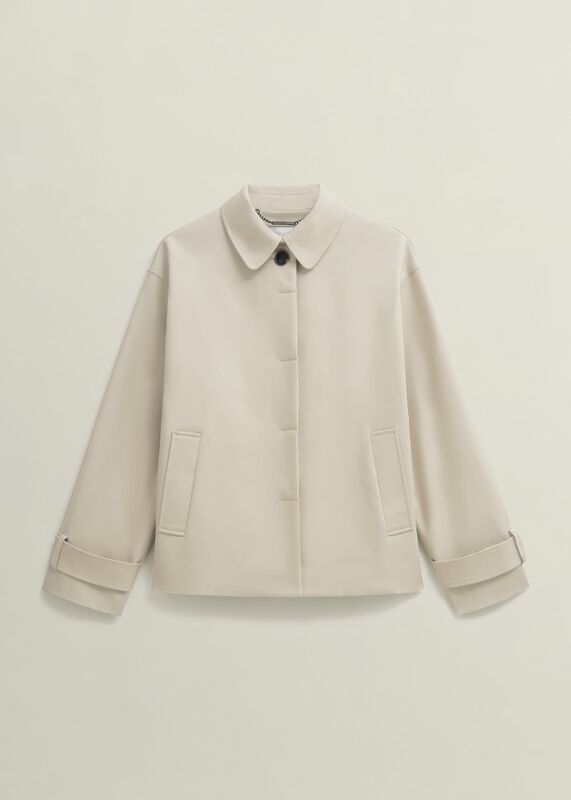 Frida Shower Resistant Short Trench Coat