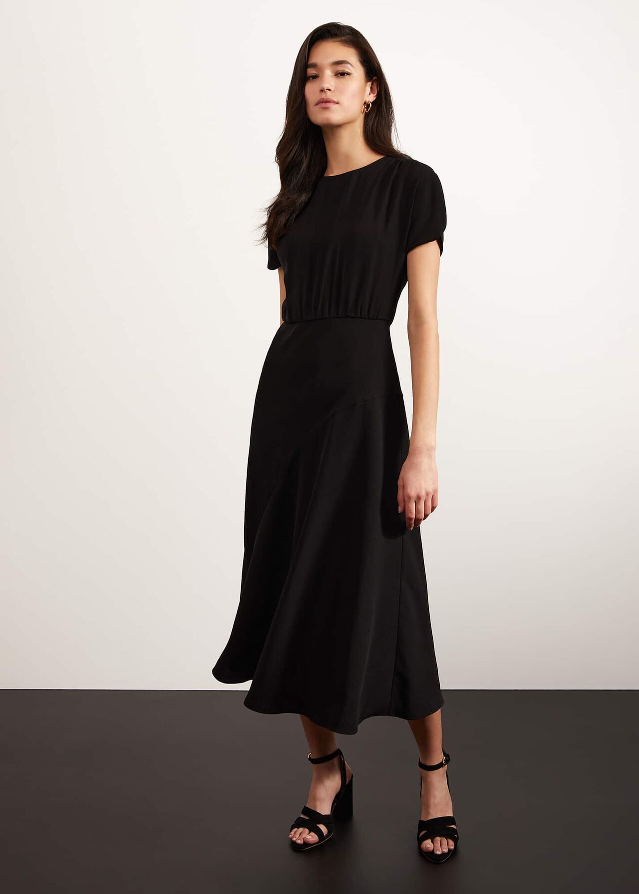 Hampton Dress, Black, hi-res