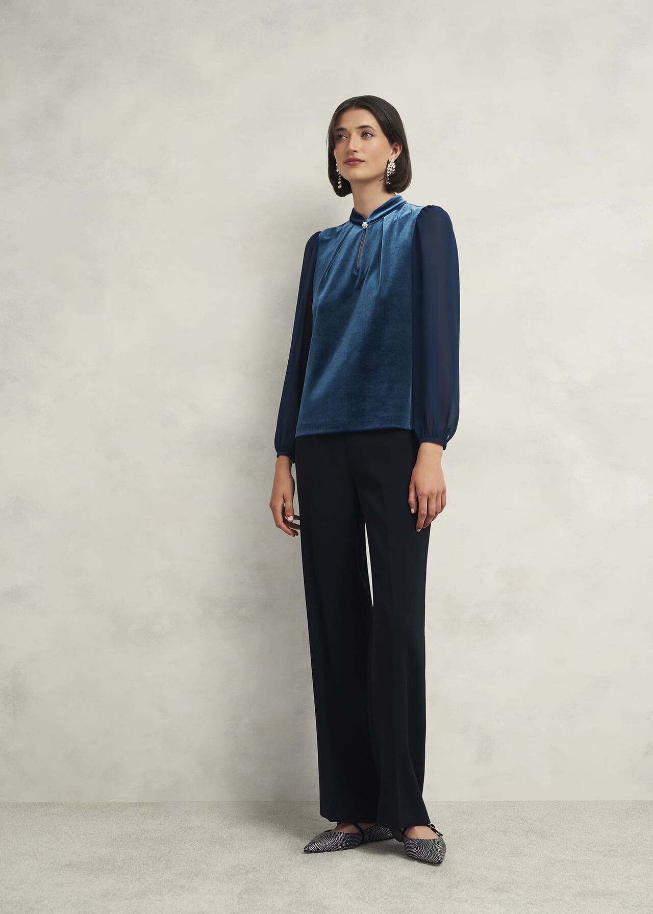 Rosalie Top, Riverside Blue, hi-res