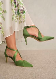 Marissa Satin Courts, Bay Leaf Green, hi-res