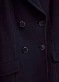 Petite Marlene Wool Blend Coat, Navy, hi-res