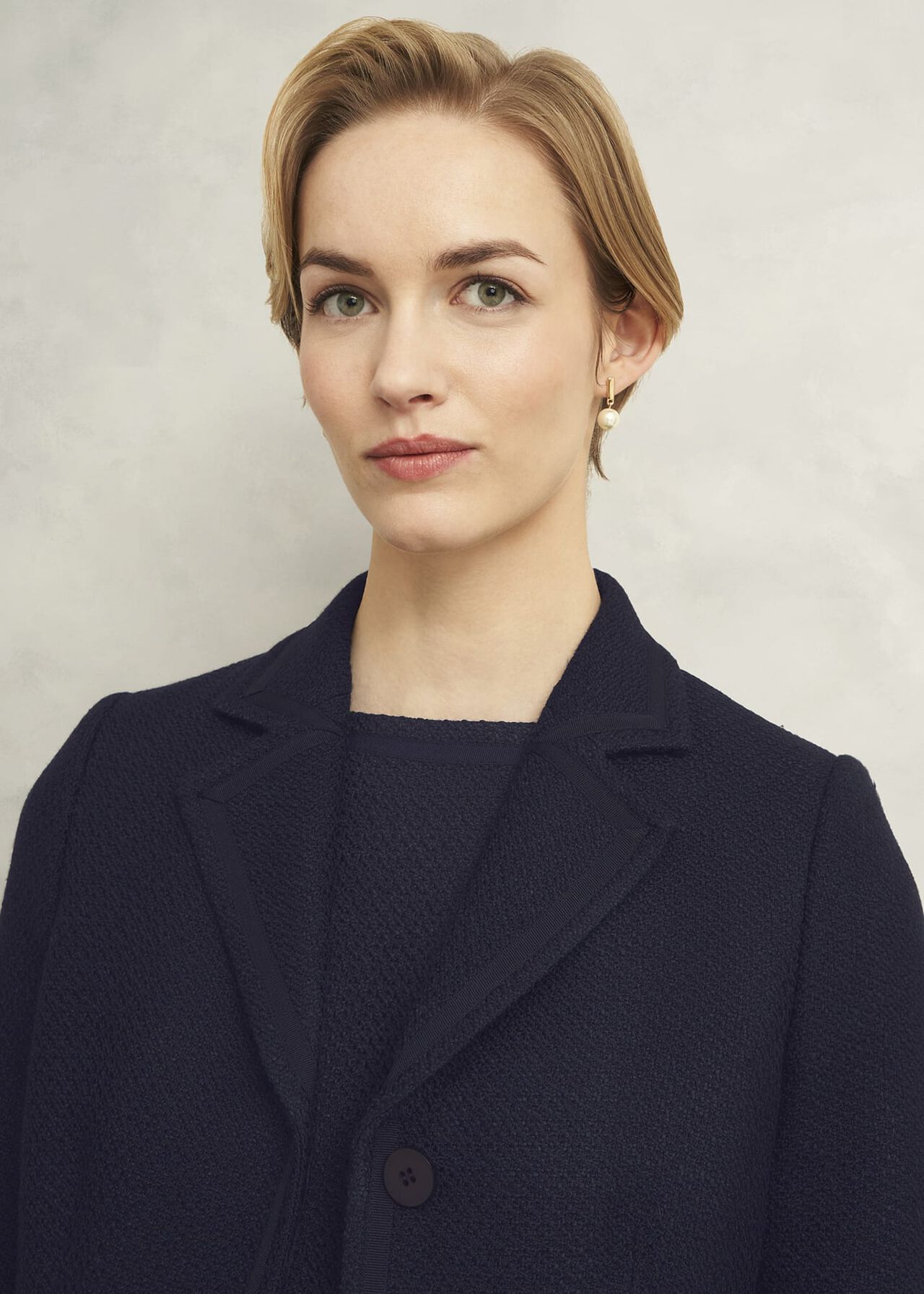 Adrian Tweed Jacket, Navy, hi-res
