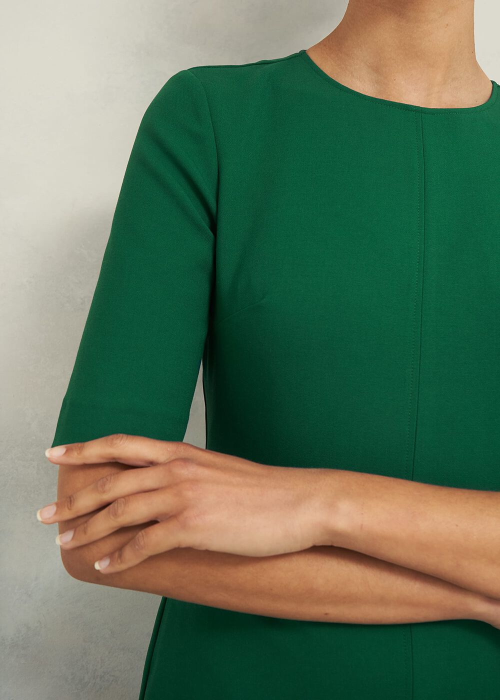 Alana A Line Dress, Agate Green, hi-res