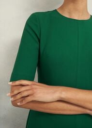 Alana A Line Dress, Agate Green, hi-res