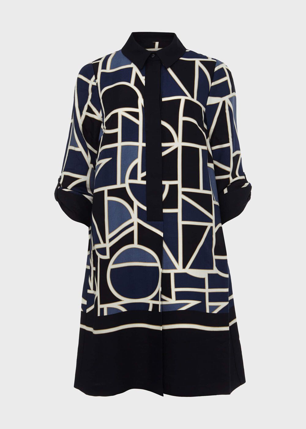 Marci Tunic Dress, Blue Multi, hi-res