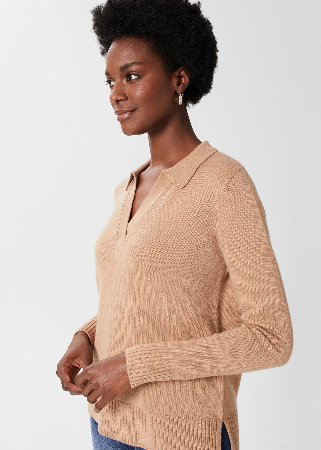 Sia Jumper With Cashmere, Hobbs Camel, hi-res
