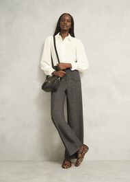 Blaire Wide Pants, Black Camel, hi-res