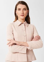 Petite Amelie Jacket, Oyster, hi-res
