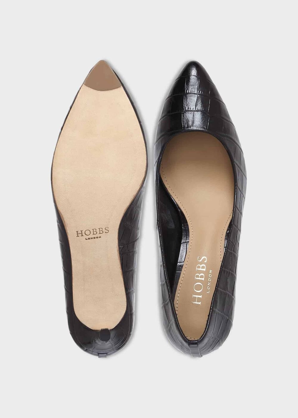 Emma Court Shoes, Black, hi-res