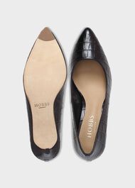 Emma Court Shoes, Black, hi-res