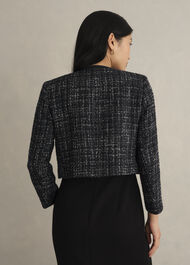 Esme Match Black Jacket, Black White, hi-res