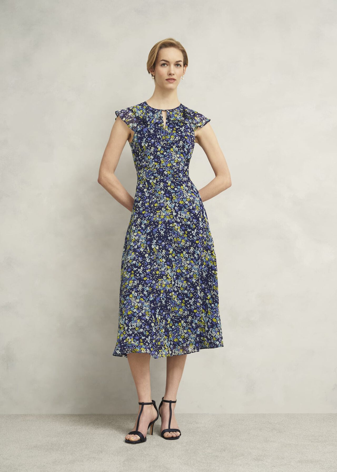 Hobbs Dawn Frill Collar Dress Hobbs Dawn Frill Collar Dress