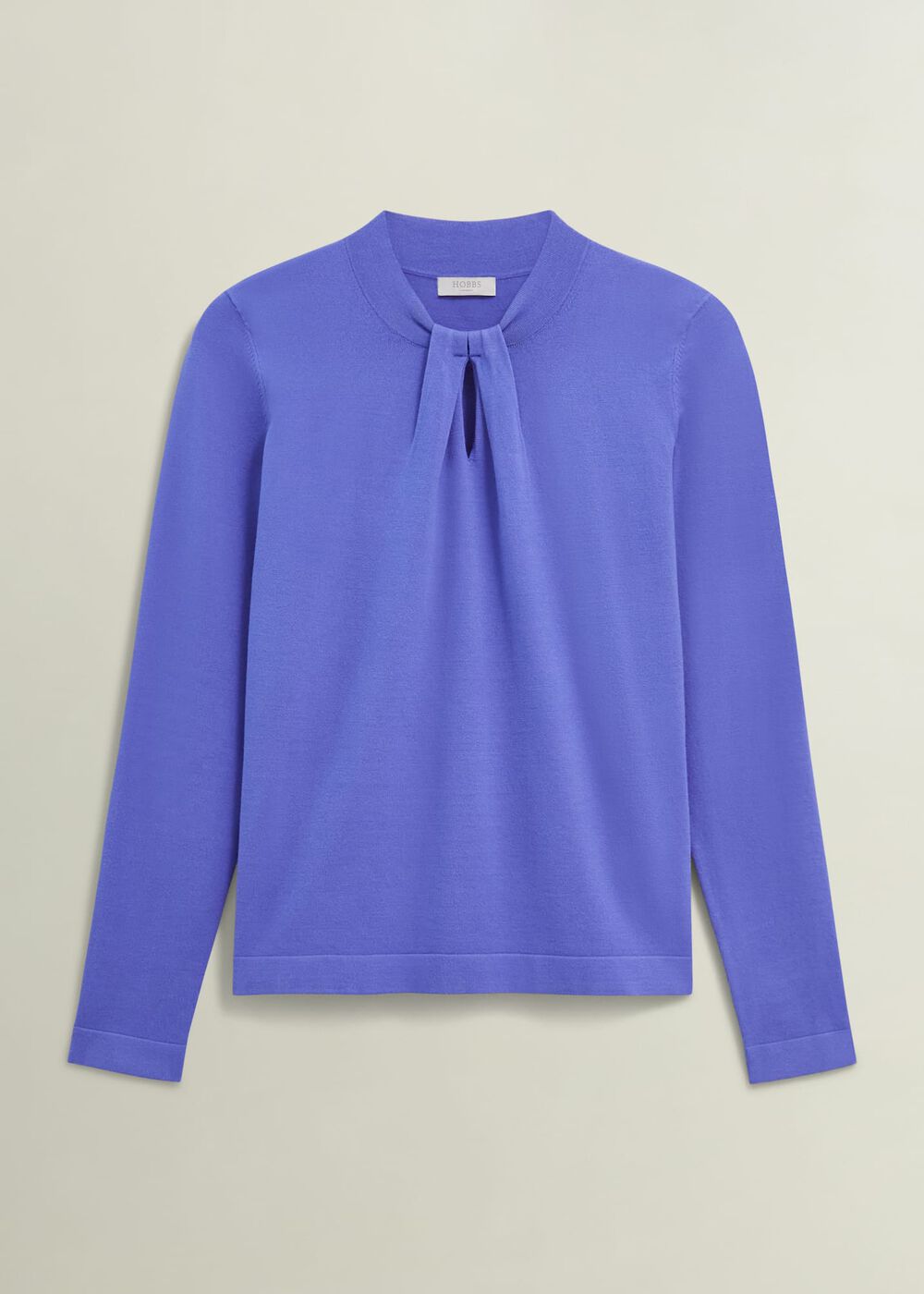 Effie Knitted Jumper, Regatta Blue, hi-res