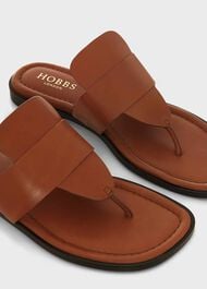 Alara Toepost Sandal, Tan, hi-res