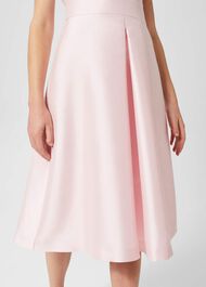 Marcella Silk Blend Beaded Dress, Pale Pink, hi-res