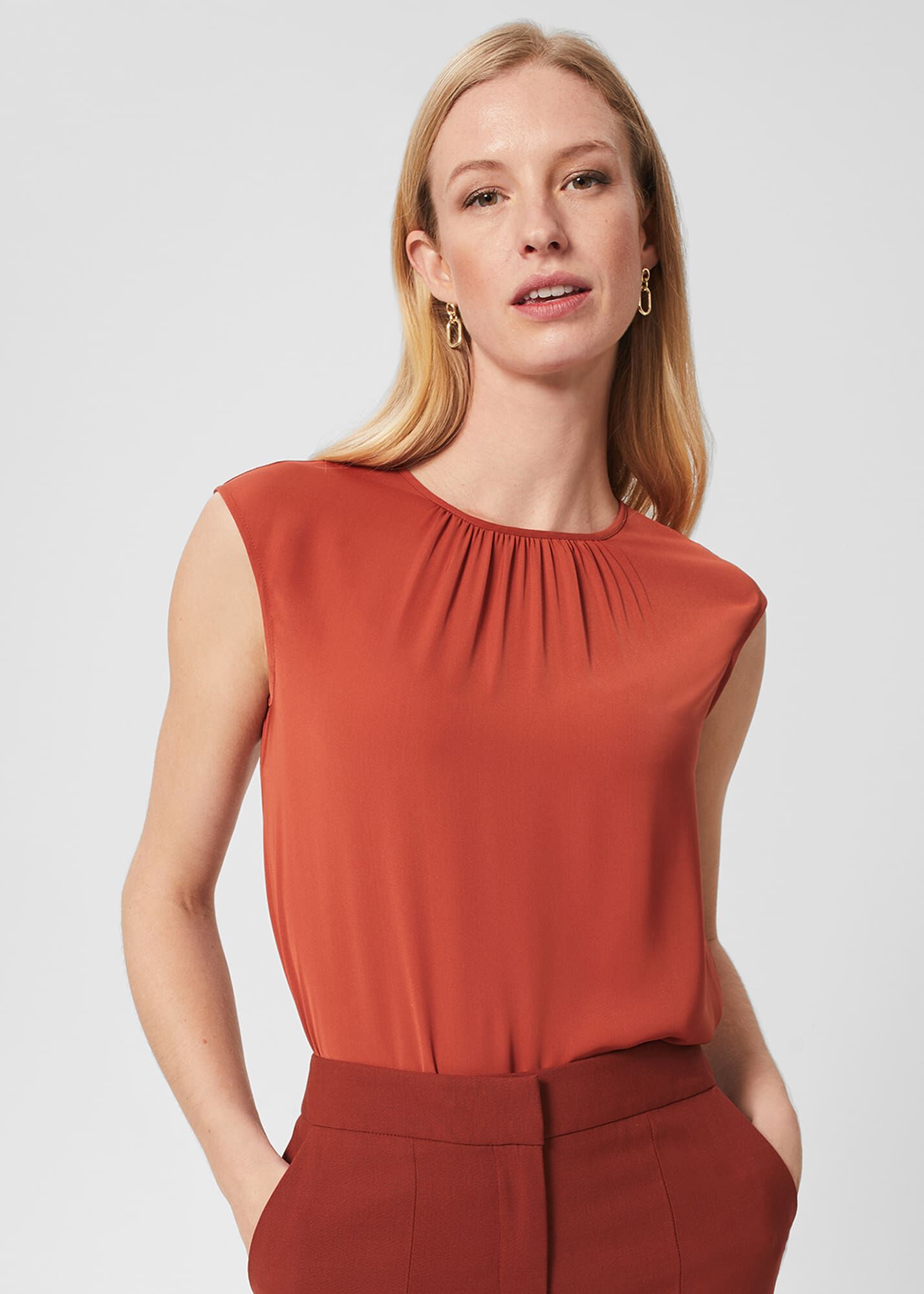 Anne klein violetta coat top